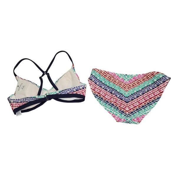Athleta Womens XS Bikini Set Multicolor 32 B/C Nylon & Lycra-Spandex Blend.4087 - Picture 2 of 6
